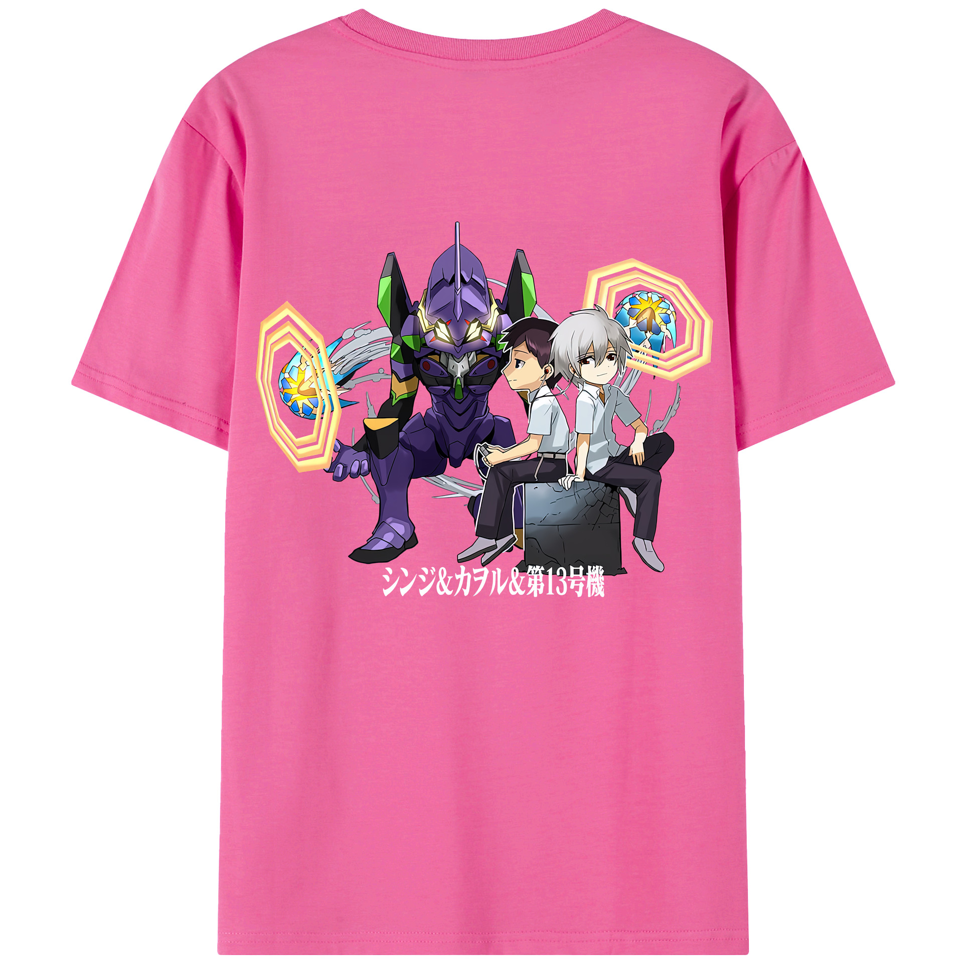 （画像用） EVA 新世紀エヴァンゲリオン レディース半袖Tシャツ(バックプリント)